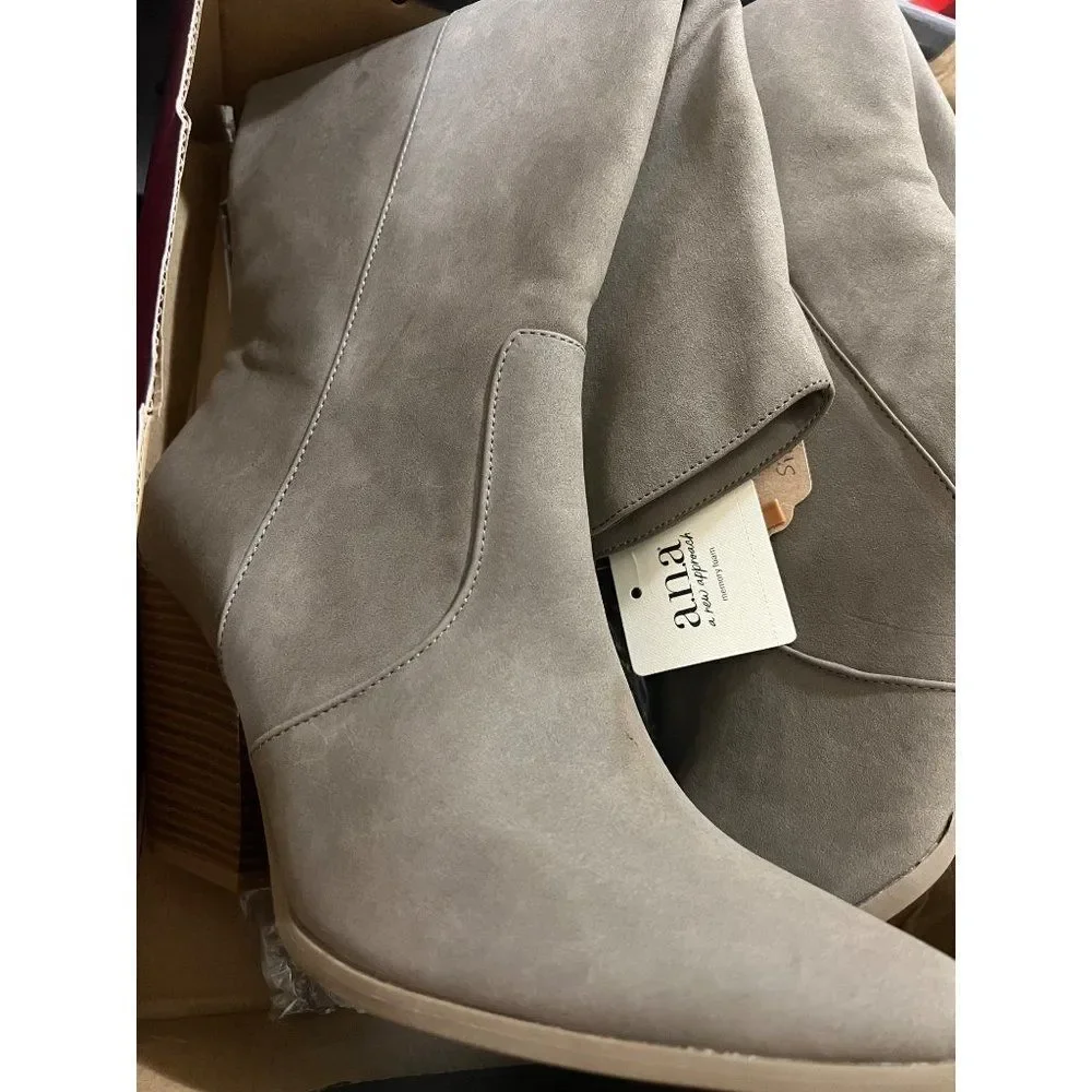 A.N.A Upland Stacked Heel Cowboy Boots Women's Size 9.5 New In Box With Tags - Picture 7 of 7